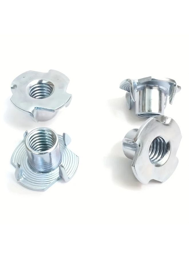 75pcs M3 M4 M5 M6 M8 M10 Four Point Insert Nuts For Climbing Brackets Cabinet Woodworking Furniture - Image 4