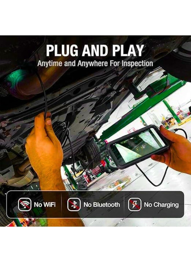 Chase Up Endoscope Camera with Light, 1920P HD Snake Inspection Borescope with Adjustable LED Lights, 8mm Diameter IP67 Waterproof Inspection Tool for iOS and Android (16.5 FT/5M)  - Image 2