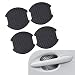 Ferianl 4PCS Car Door Handle Scratch Protector 3D Carbon Fiber Auto Door Bowl Sticker Universal AntiScratch Doors Handle Paint Protection Film for Most Vehicles Large - Image 2