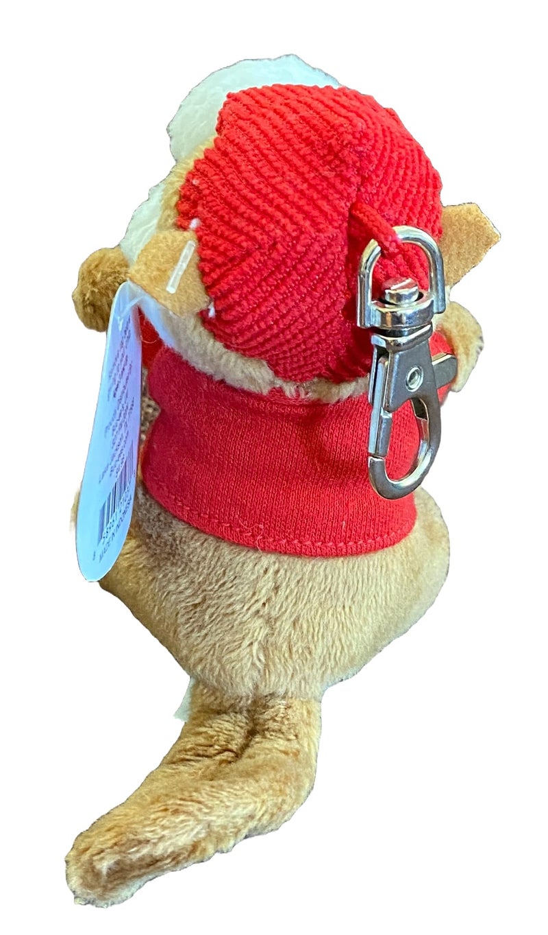 Buc-ee's Beavers 4" Mini Stuffed Plush Keychain Keyring Backpack Clip - Image 4