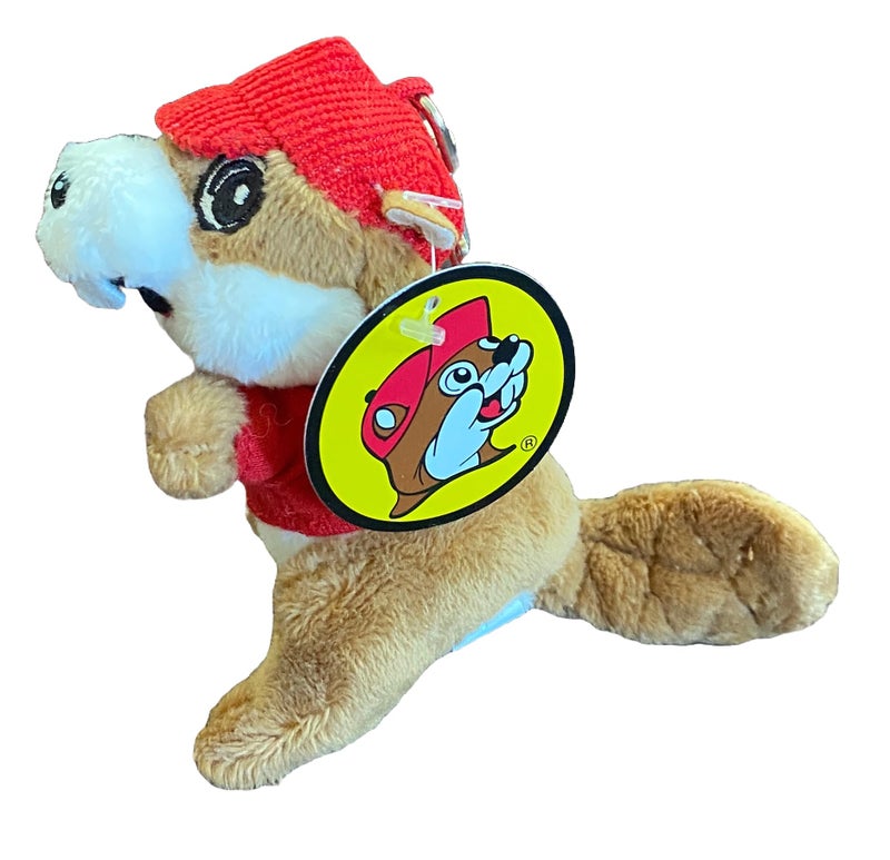 Buc-ee's Beavers 4" Mini Stuffed Plush Keychain Keyring Backpack Clip - Image 3