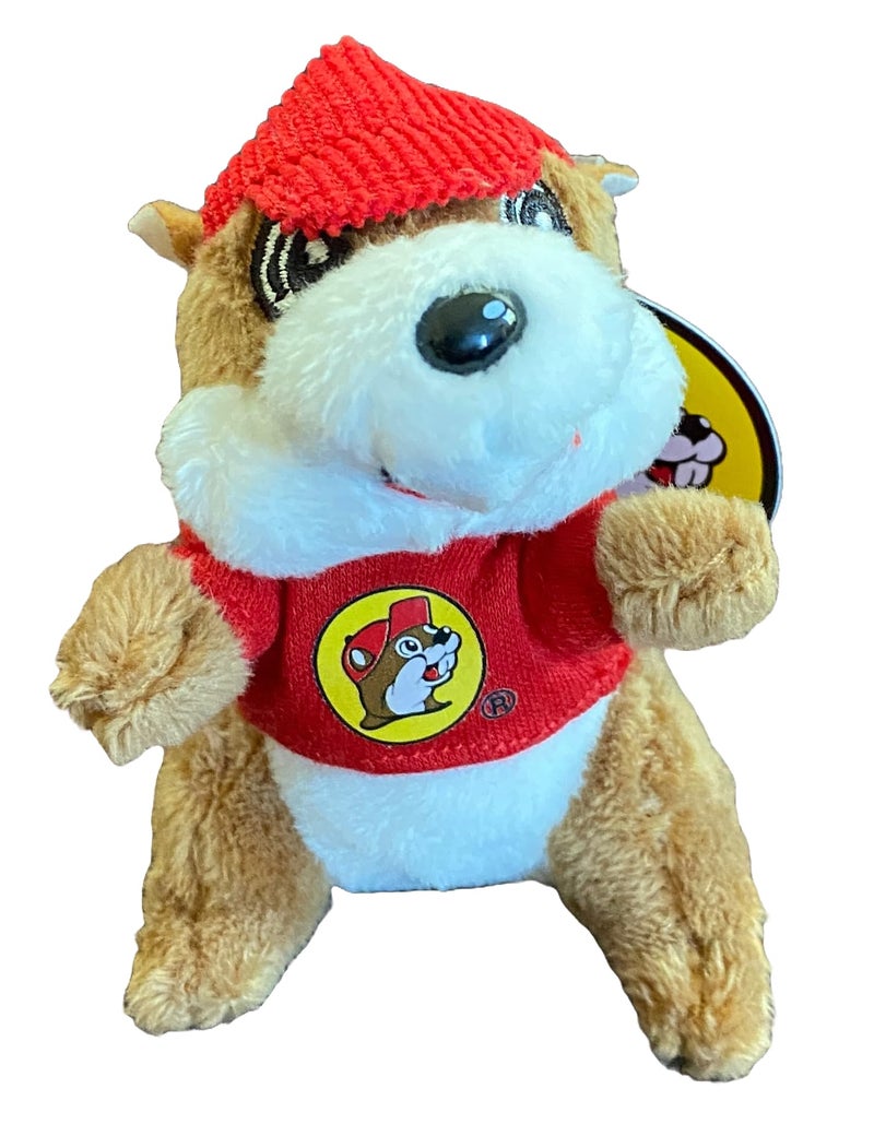 Buc-ee's Beavers 4" Mini Stuffed Plush Keychain Keyring Backpack Clip - Image 2