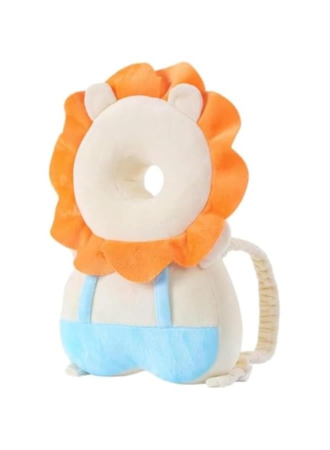 هوكور شنطة ظهر واقية لراس الطفل من تراسل، حشوة من قطن البولي بروبيلين لحماية ظهر الاطفال الصغار قابلة للتعديل، وسادة امان لحماية راس الطفل اثناء الزحف (اسد) - Image 1