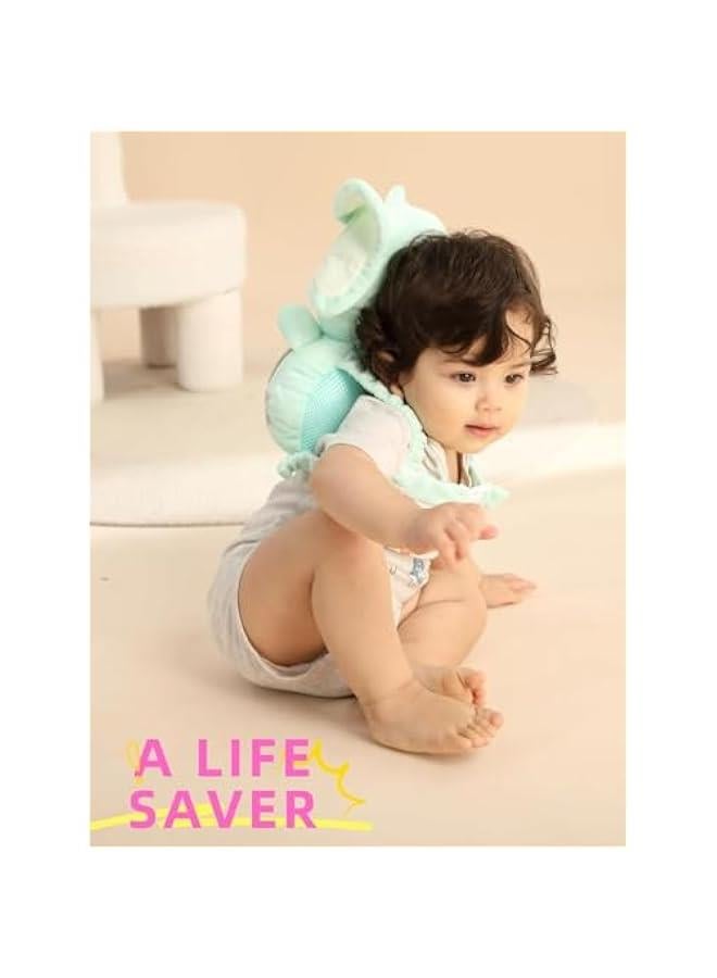 هوكور شنطة ظهر واقية لراس الطفل من تراسل، حشوة من قطن البولي بروبيلين لحماية ظهر الاطفال الصغار قابلة للتعديل، وسادة امان لحماية راس الطفل اثناء الزحف (اسد) - Image 4