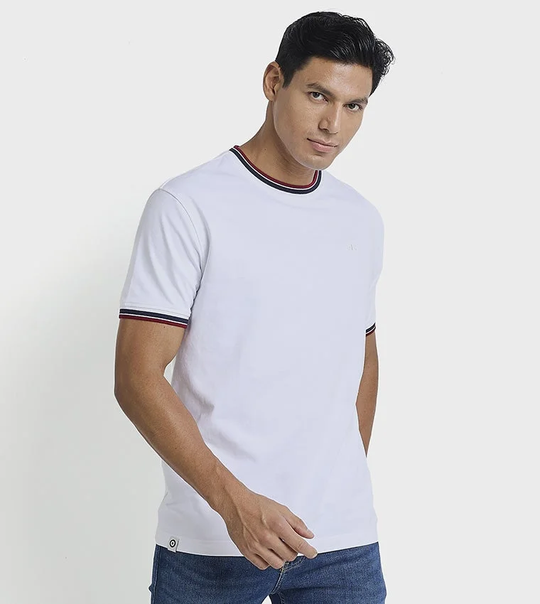 Ben Sherman Ben Sherman Men's Crew Neck Short Sleeve Textured T-Shirt