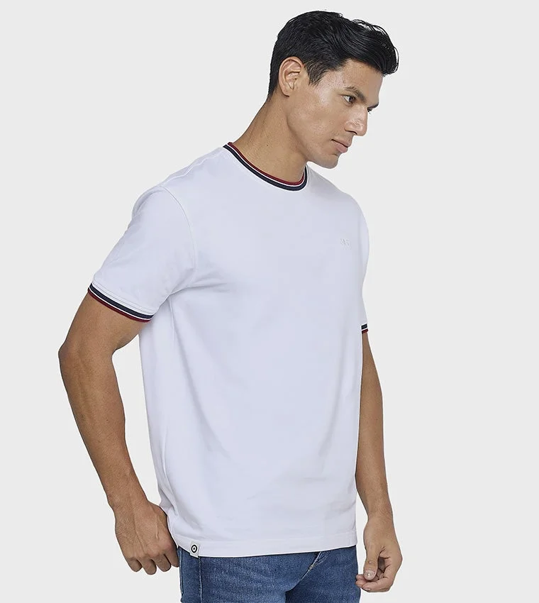 Ben Sherman  Ben Sherman Men's Crew Neck Short Sleeve Textured T-Shirt for Men | Best Price UAE