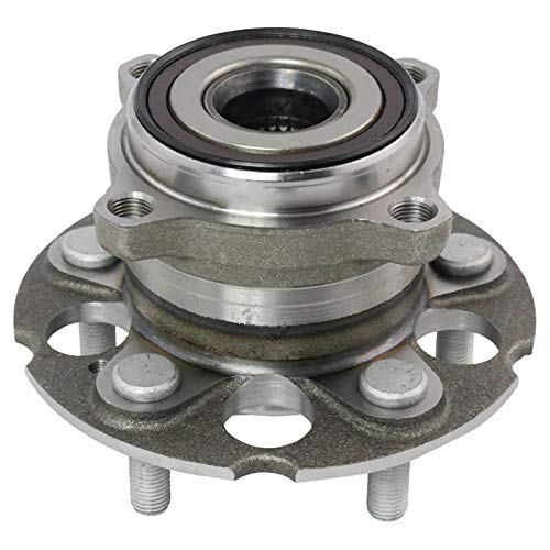 TRQ Rear Driver Side Passenger Side Wheel Bearing & Hub Assembly AWD with ABS Sensor Compatible with 2010-2011 Honda Accord Crosstour 2012-2015 Crosstour - Image 1