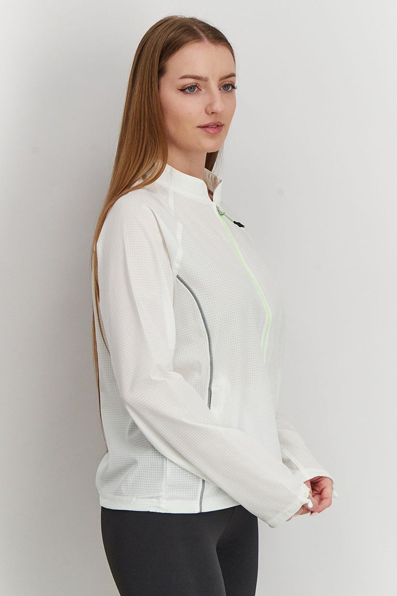 PUMA Women Sportswear Fit Woven Ultra Running Jacket, White - Image 3