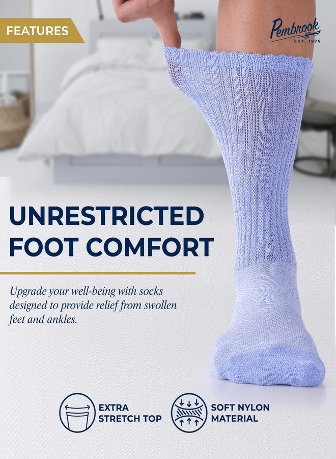 Pembrook Diabetic Socks for Men and Women - Non Binding Neuropathy Socks for Men and Women | Edema - Image 3