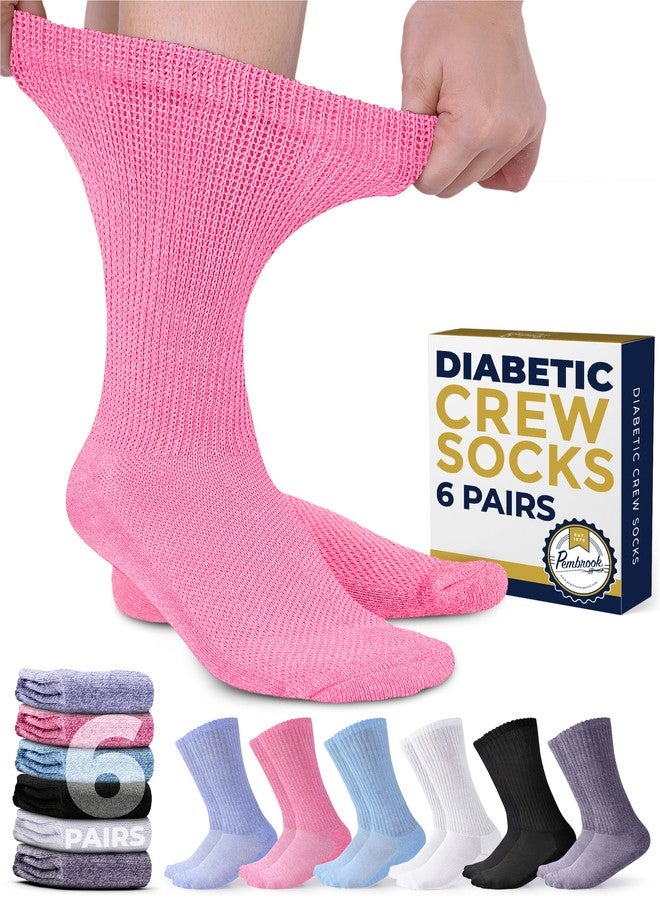 Pembrook Diabetic Socks for Men and Women - Non Binding Neuropathy Socks for Men and Women | Edema - Image 1