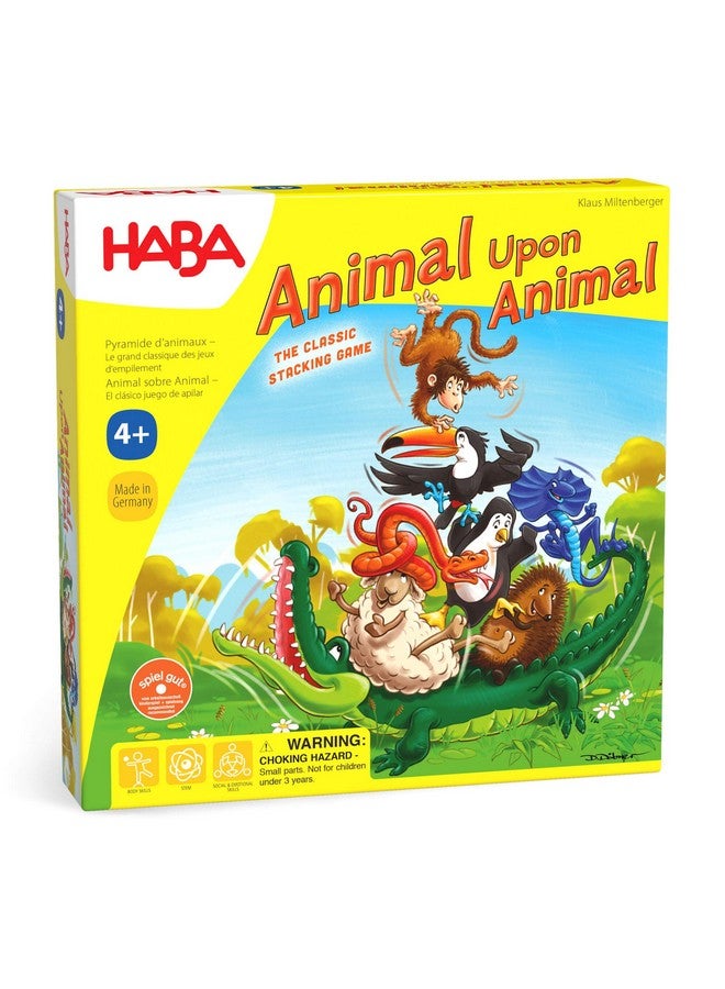 HABA Animal Upon Animal - Classic Wooden Stacking Game Fun For The Whole Family (Made In Germany) - Image 1
