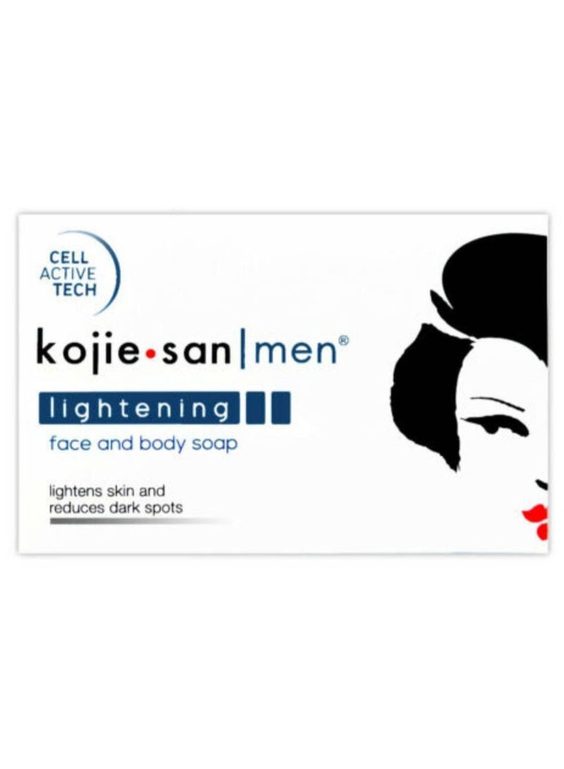 Kojie Men Lightening Whitening Face and Body Soap 135g