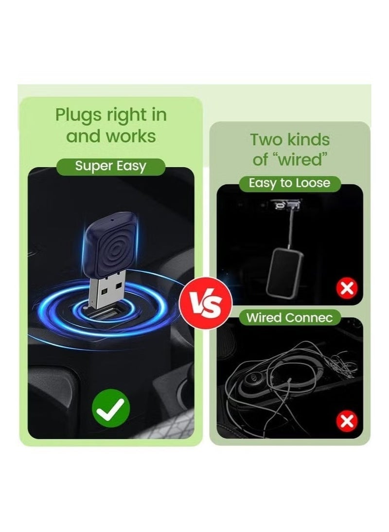 CarlinKit Mini Ultra Wireless CarPlay & Android Auto Adapter – 2-in-1 Plug & Play Wired to Wireless Converter, Stable Connection, Easy to Hide, Works with USB-A/Type-C Port, Retains Original Controls & Audio – Ultra Series - Image 3