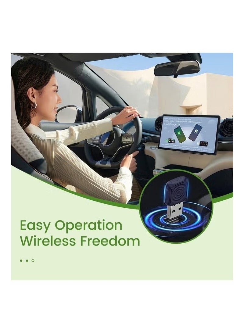 CarlinKit Mini Ultra Wireless CarPlay & Android Auto Adapter – 2-in-1 Plug & Play Wired to Wireless Converter, Stable Connection, Easy to Hide, Works with USB-A/Type-C Port, Retains Original Controls & Audio – Ultra Series - Image 2