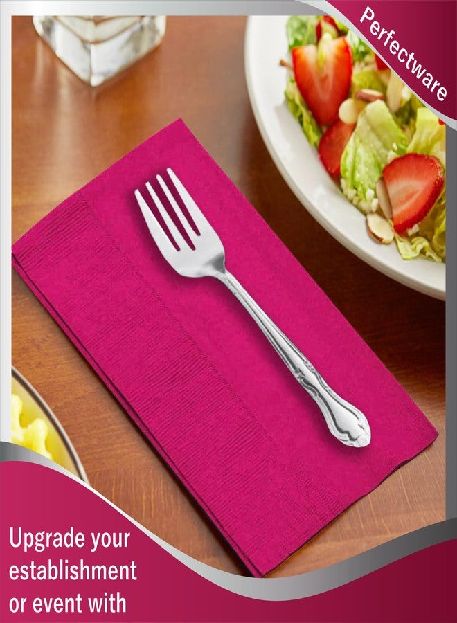 Perfectware 2 Ply Burgundy Dinner Napkins - 2 Ply Dinner Burgundy -125 Count (Pack of 1) - Image 3
