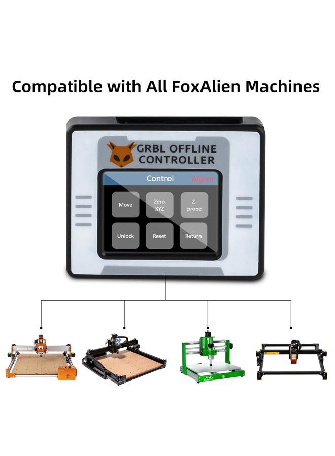 FoxAlien CNC Offline Controller, Offline Control Module with Touchscreen LCD GRBL Control for FoxAlien Masuter 4040, Masuter Pro, WM-3020, 3018-SE CNC Router Engraving Machine - Image 5