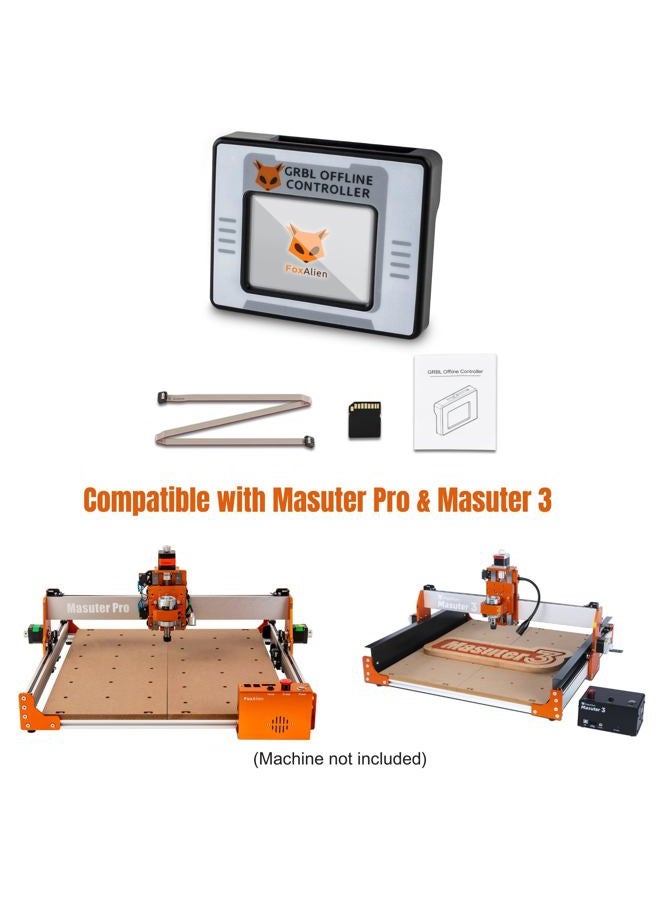 FoxAlien CNC Offline Controller, Offline Control Module with Touchscreen LCD GRBL Control for FoxAlien Masuter 4040, Masuter Pro, WM-3020, 3018-SE CNC Router Engraving Machine - Image 2
