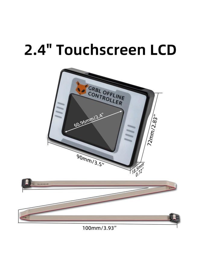FoxAlien CNC Offline Controller, Offline Control Module with Touchscreen LCD GRBL Control for FoxAlien Masuter 4040, Masuter Pro, WM-3020, 3018-SE CNC Router Engraving Machine - Image 3