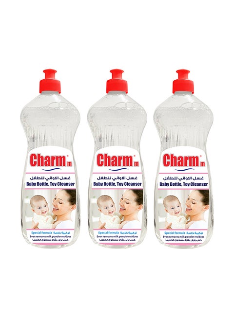 Baby Bottle, Toy Cleanser 3 X 1L