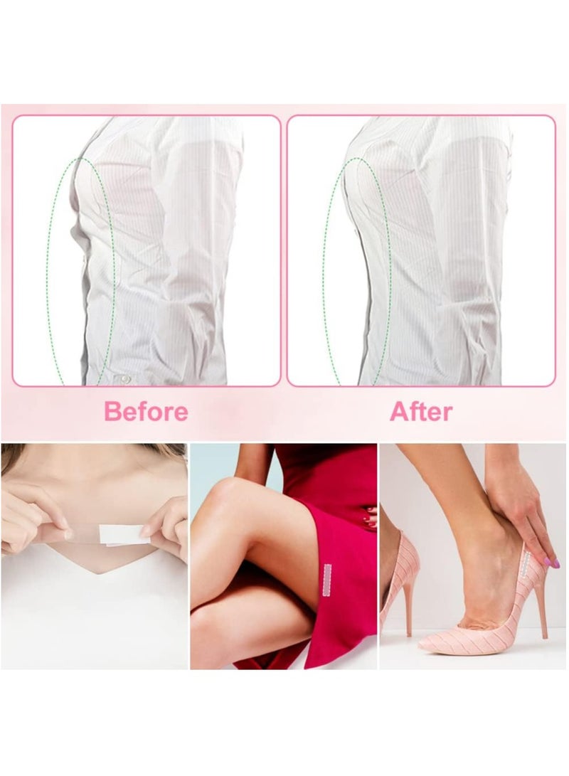 GUDOO 108 قطعة من الشريط المزدوج الجانب الذاتي اللصق للجسم، شريط لاصق للأزياء للملابس والجسم، شفاف ومثالي للفساتين وشريط سري للحمالات، والملابس الداخلية. - Image 4