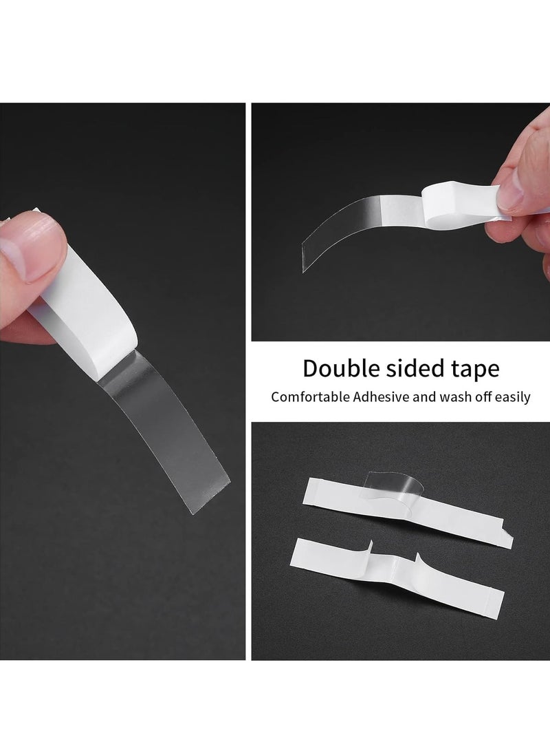 GUDOO 108 قطعة من الشريط المزدوج الجانب الذاتي اللصق للجسم، شريط لاصق للأزياء للملابس والجسم، شفاف ومثالي للفساتين وشريط سري للحمالات، والملابس الداخلية. - Image 3