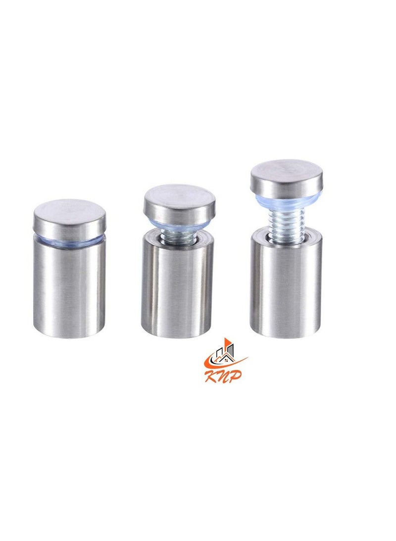 KNP Solid Glass Holding Sandoff Screw Matt Finish (1" X 1-1/4") - 2pcs - Image 3