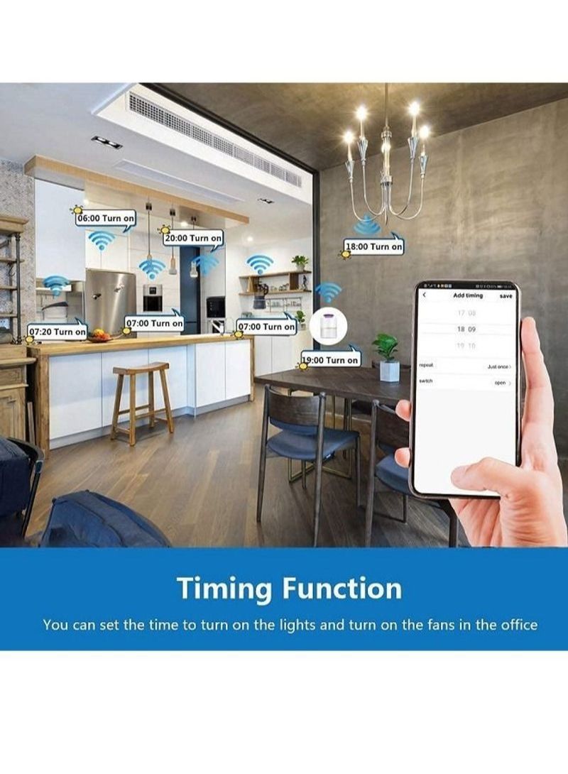 NIBEMINENT 13A 2990W Mini WiFi Smart Socket  - Image 3