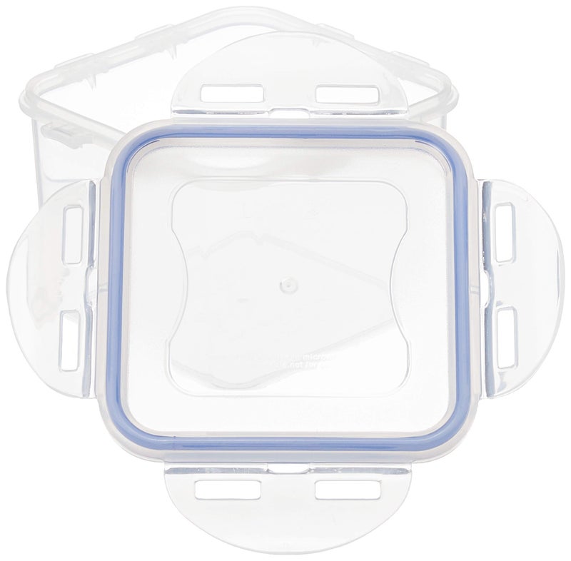 LOCK & LOCK LocknLock Food Storage Container - Airtight Leak Proof, Clear Blue (HPL851) - BPA Free, Microwave & Dishwasher Safe - Image 4