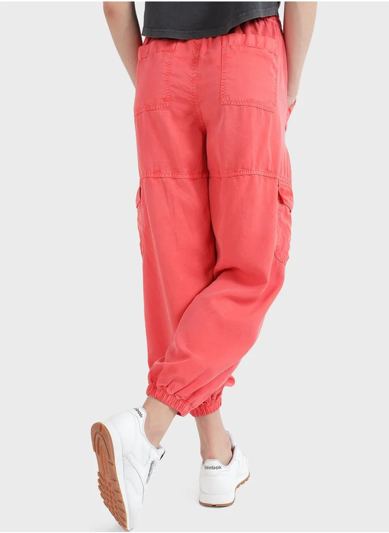 American Eagle Drawstring Cargo Joggers