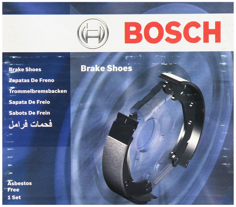 BOSCH BS956 Blue Drum Brake Shoe Set - Compatible With Select Smart Fortwo; REAR - Image 2