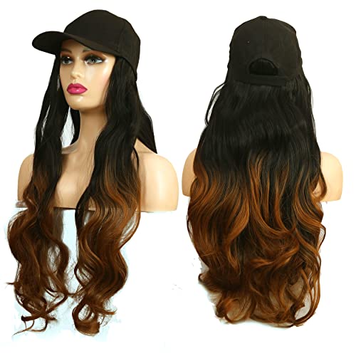 Paradise 26 Inch Long Curly/Wavy Cap Wig for Women & Girls | Matte Finish | Adds Instant Hair Volume & Length | Lightweight & Natural Look | Heat Resistant Synthetic Hair (Multicolor) - Image 5
