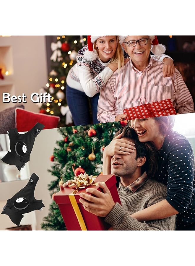 LED Flashlight Gloves Gifts for Men Fit for Car Repairing Night Fishing Running Camping Hiking (1 Pair Black) - Image 4