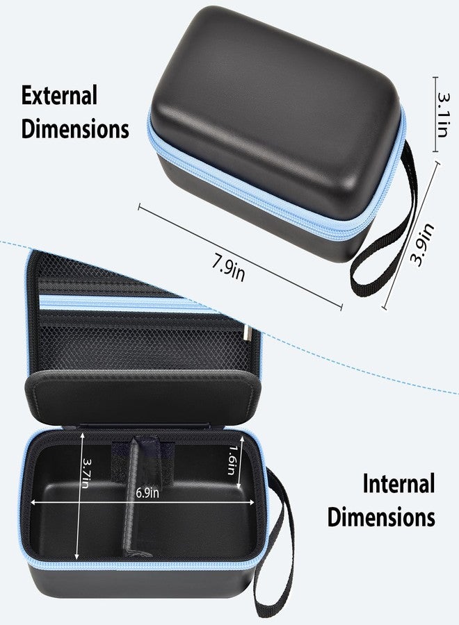 GWCASE Daily Contact Lens Case Fits 30+ Disposable Daily Lenses, Portable Contact Lens Storage Organizer with Mesh Pocket, Travel Contact Solution for All Brand Cosmetic Lens & Accessories (Case Only) - Image 3