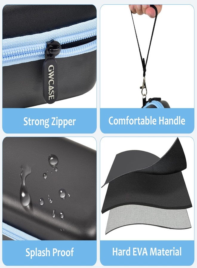 GWCASE Daily Contact Lens Case Fits 30+ Disposable Daily Lenses, Portable Contact Lens Storage Organizer with Mesh Pocket, Travel Contact Solution for All Brand Cosmetic Lens & Accessories (Case Only) - Image 5