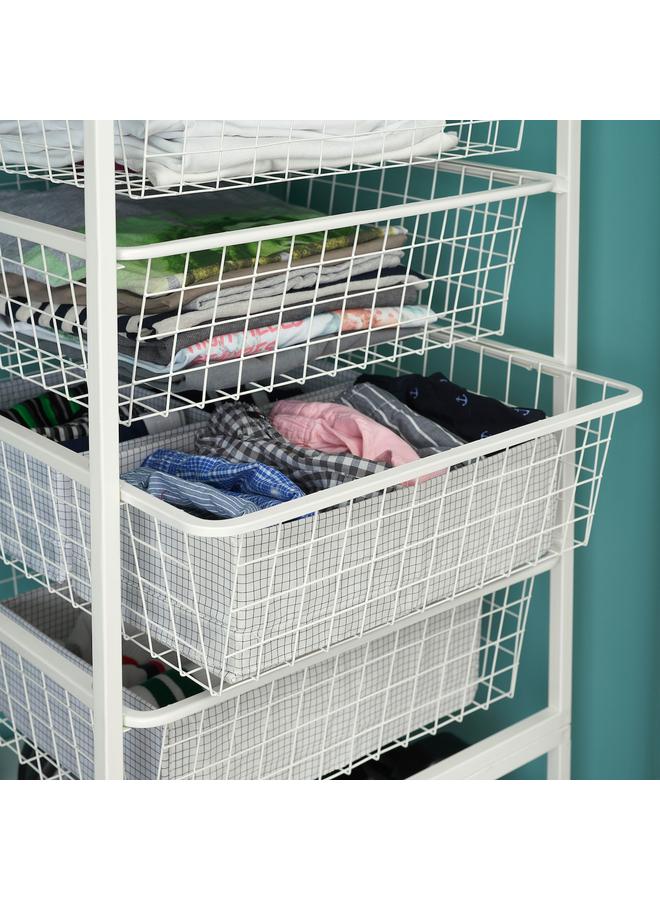 Zaboon Wire Basket, White, 50X51X15 Cm - Image 2