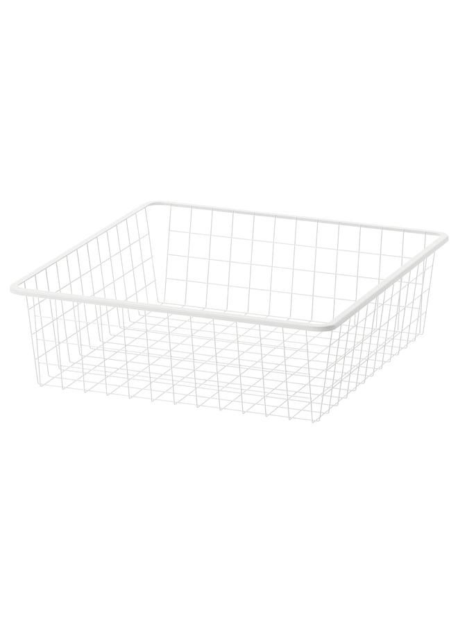 Zaboon Wire Basket, White, 50X51X15 Cm - Image 1