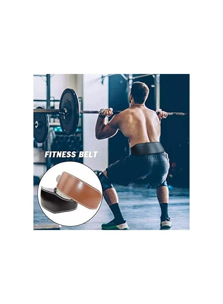 SportQ® Premium Quality Genuine Leather Weight Lifting Belt Provides Strong and Comfortable Support During Heavy Workout, Ideal for Athletes and Bodybuilders, Durable and Stylish Design