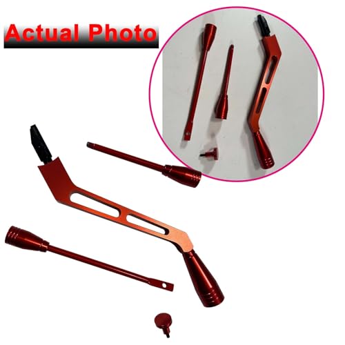 BST BSSP Red Billet Aluminum Column Shifter Lever Turn Signal Tilt Kit for GM Column Shifter, Lever Hazard Boots & Tilt Kit Compatible with 1967-1994 Chevrolet Buick Oldsmobile Pontiac Cadillac - Image 5