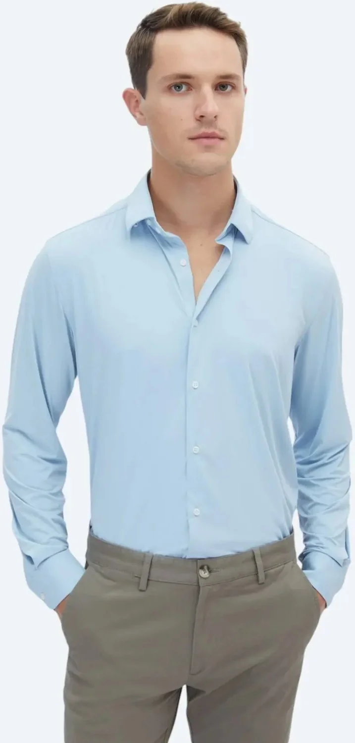 Kip Blue Regular Fit Casual Shirt