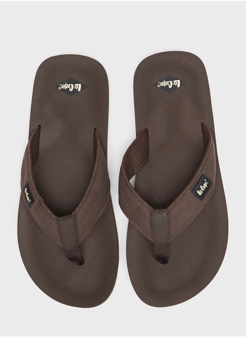 Lee Cooper - Logo Flip Flops - Image 1