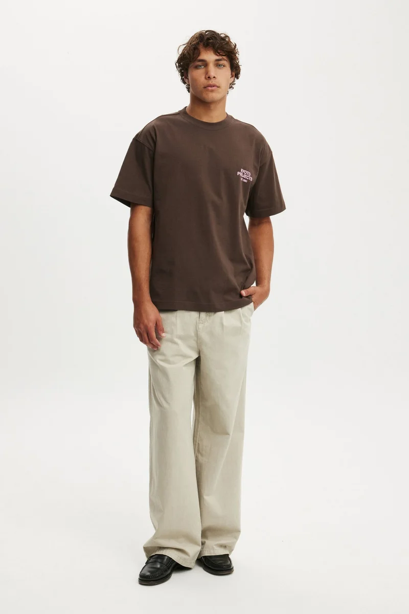 Cotton On  BOX FIT TEXT T-SHIRT for Men | Best Price UAE