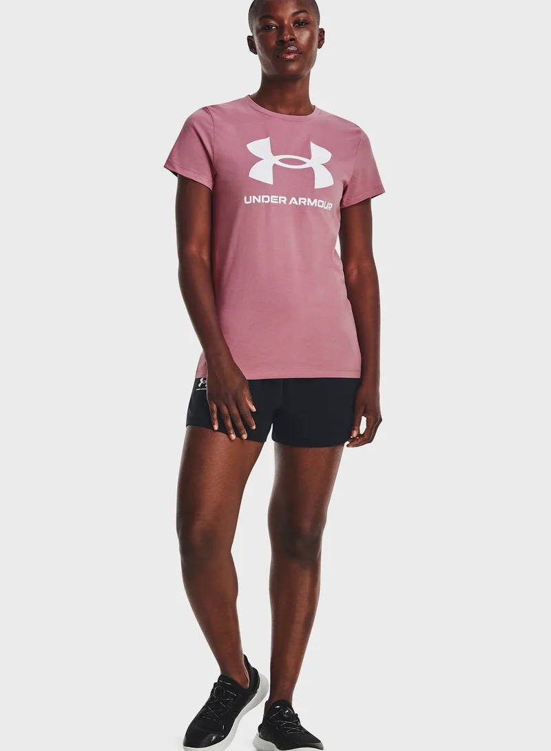 UNDER ARMOUR Sportstyle Logo T-Shirt