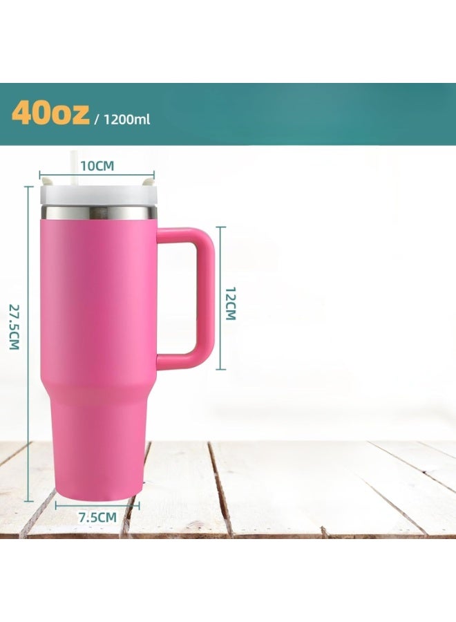 مج حراري كبير 1200 مل بغطاء محكم وشاليموه - Image 2