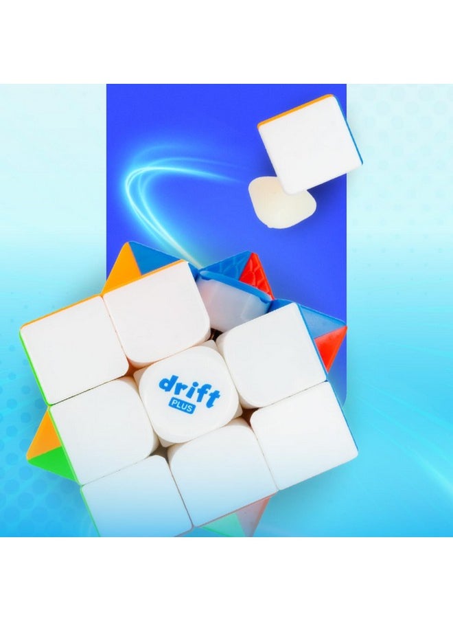 Cubelelo Drift 3M Plus v2 3x3 (Magnetic) (2024 New Upgraded Version) | Based on MoYu RS3M v5 | Dual-Adjustment System | Speedcube for Kids & Adults | Magic Speedy Stress Buster Brainstorming Puzzle