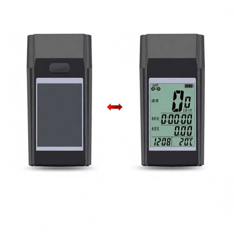 JOYCUNE Wireless Bike Computer 4600mAh Power Bank - Green Backlight Display Bicycle Computer Vibration Alarm for Daily Cycling - Image 5
