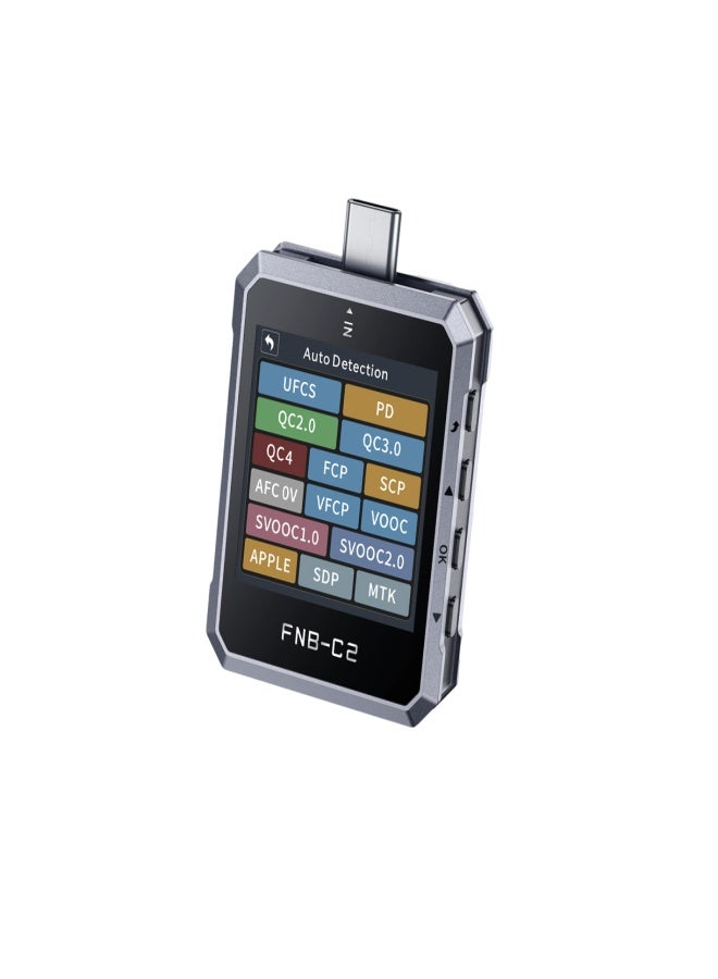 FNIRSI FNB-C2 USB-C Tester, 50V/6.5A/240W Fast Charging Protocol Tool, 20-bit ADC, PD3.1 EPR Support, E-Marker Cable Test, Ripple Analysis, PC Software, 1.54" HD LCD Auto-Rotation Display - Image 1