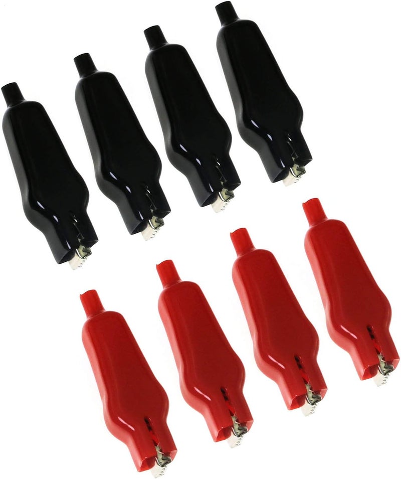 RuiLing 8-Pack Insulated Alligator Clips - Image 1