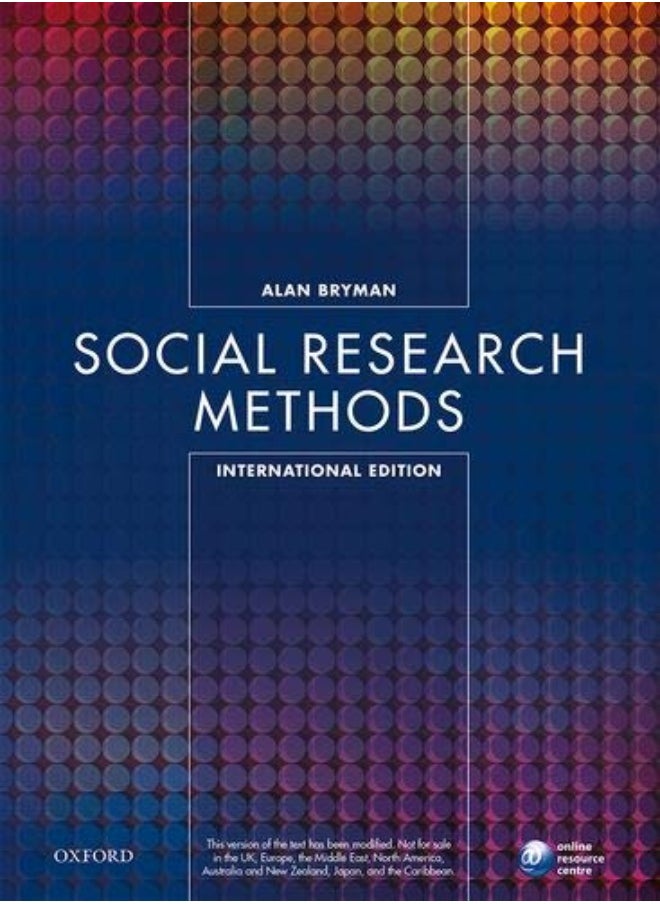 SOCIAL RESEARCH METHODS 