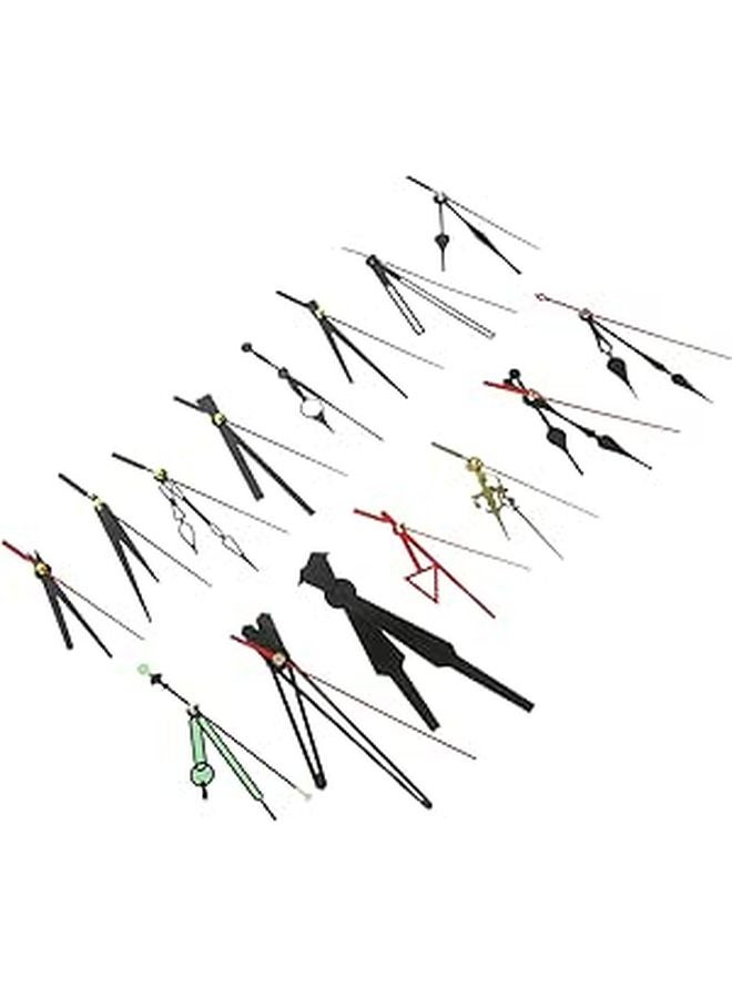 15 مجموعة لاستبدال عقارب الساعة لتجميعها لمشاريع إصلاح ساعات الحائط DIY - Image 1