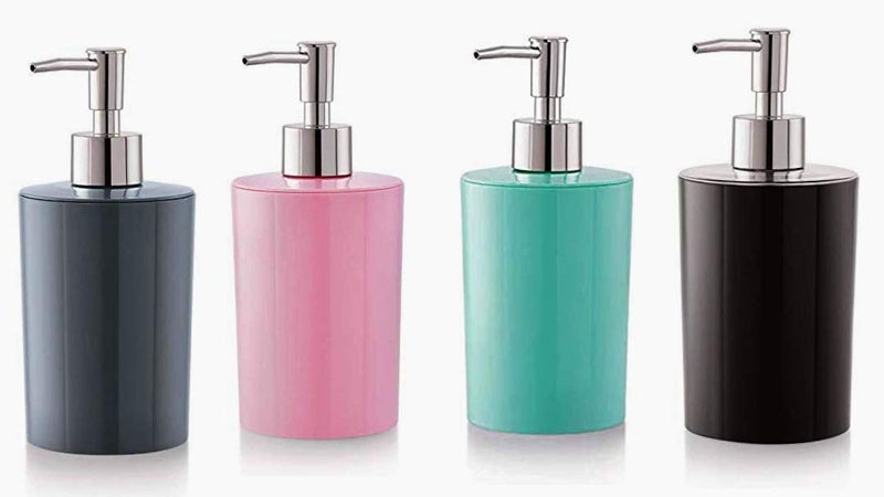 Fancyku Hand wash/Liquid Soap Unbreakable Opaque Plastic Dispenser (Grey, 250 ml) - Image 2